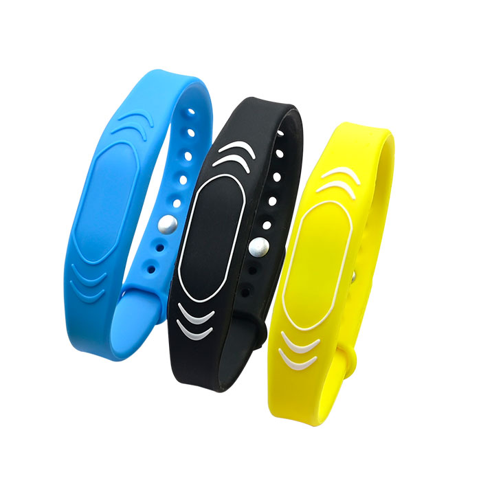 RFID Silicone re-wearable wristbands
